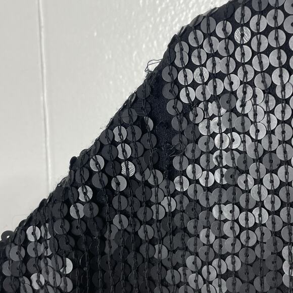 Haute Hippie Womens Cocktail Dress Silk All Over Sequin Size M Sheath Flapper - Picture 11 of 13